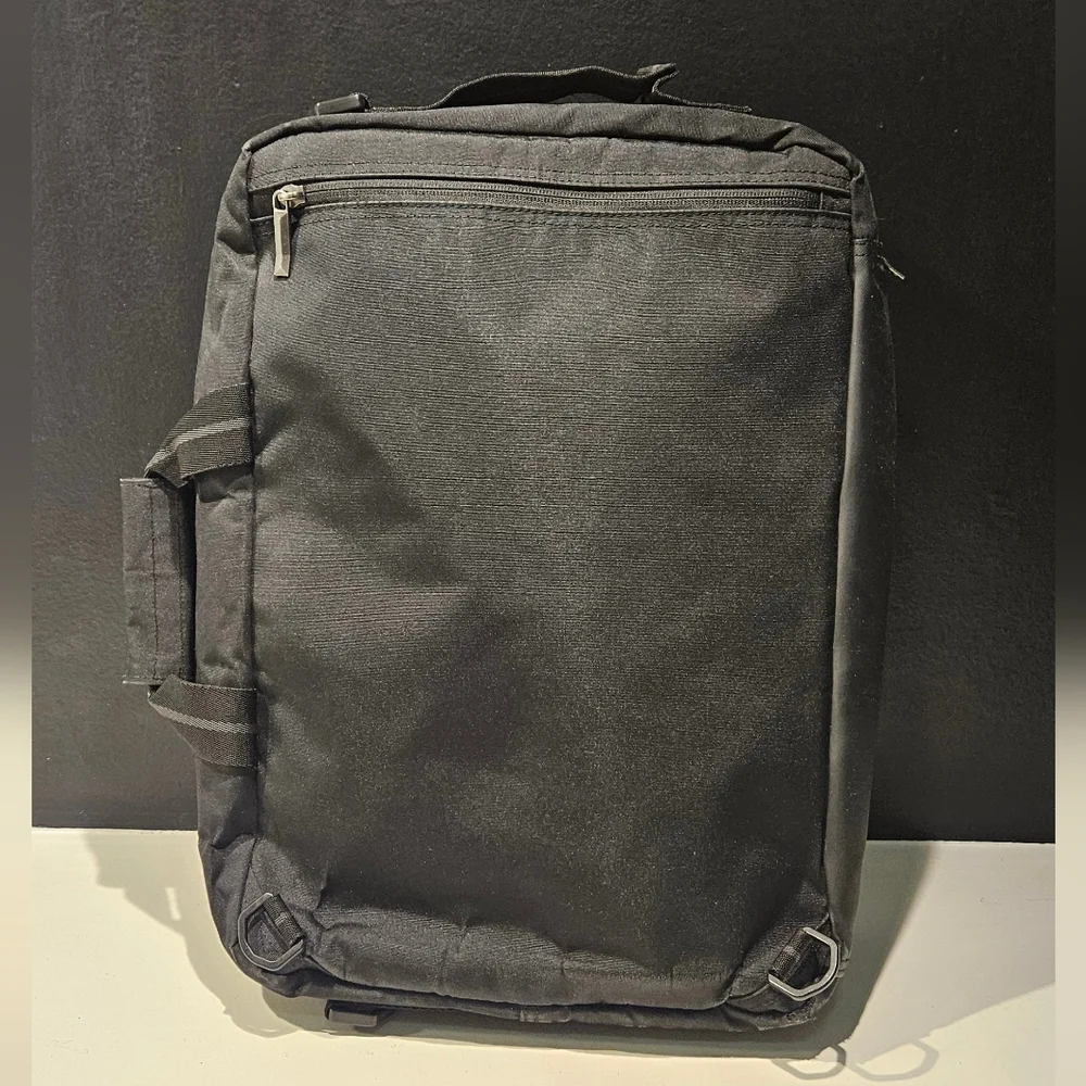 Solo New York Black Convertible Briefcase Backpack Multi-Functional